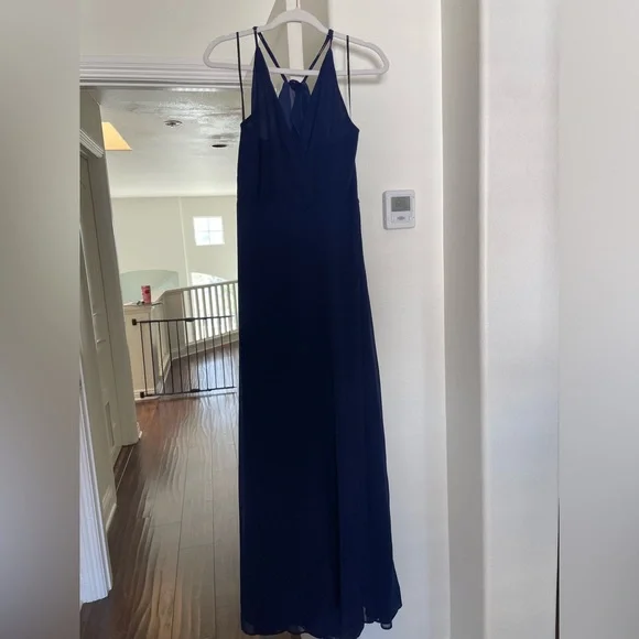 Lulu's Elegant Blue Maxi Dress - Picture 2 of 6